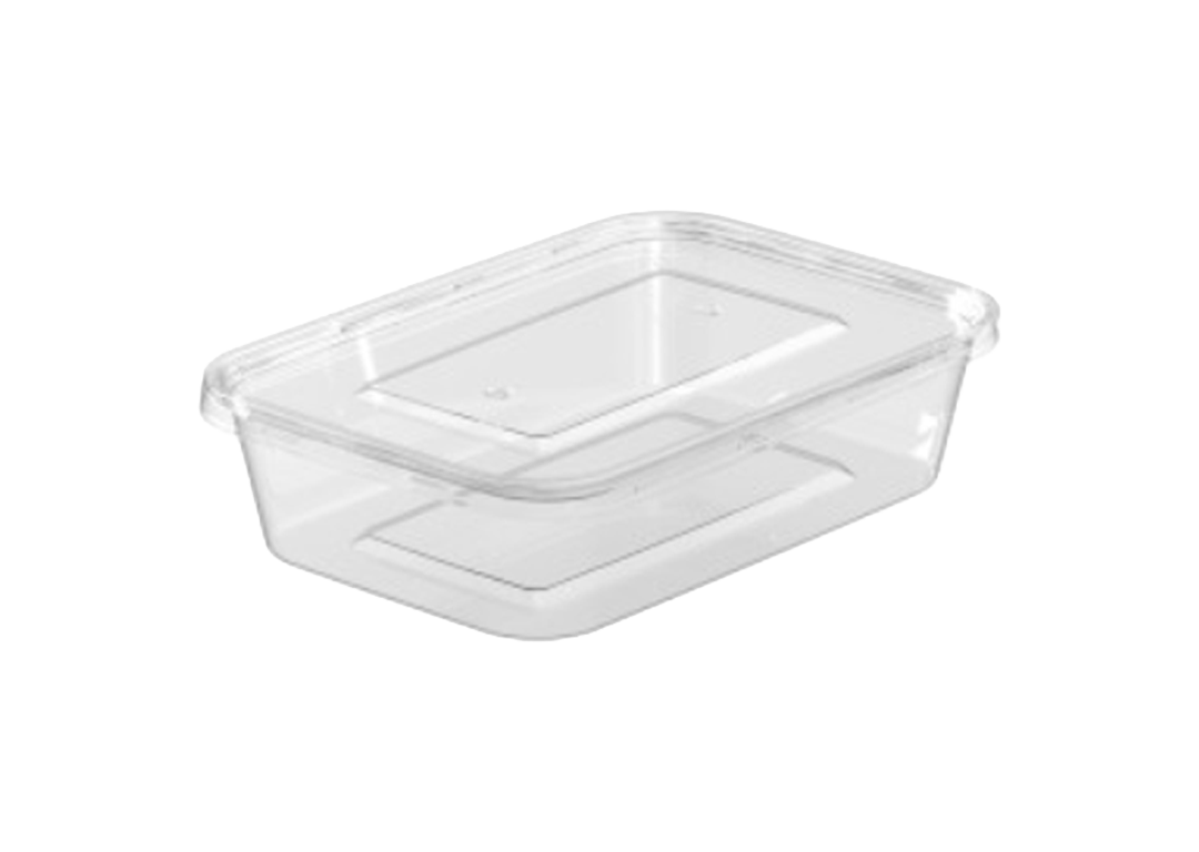Rectangular Microwave Container 500cc